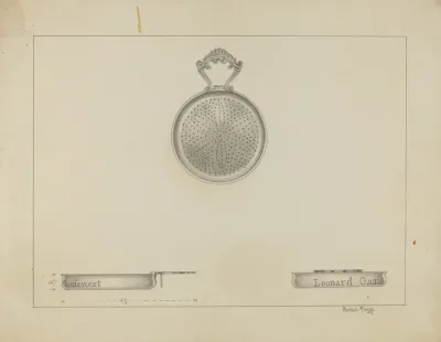 Silver Lemon Strainer 3