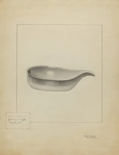 Silver Pap Boat