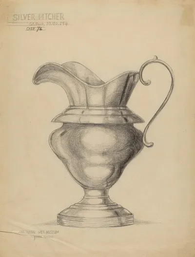 Silver Pitcher 19