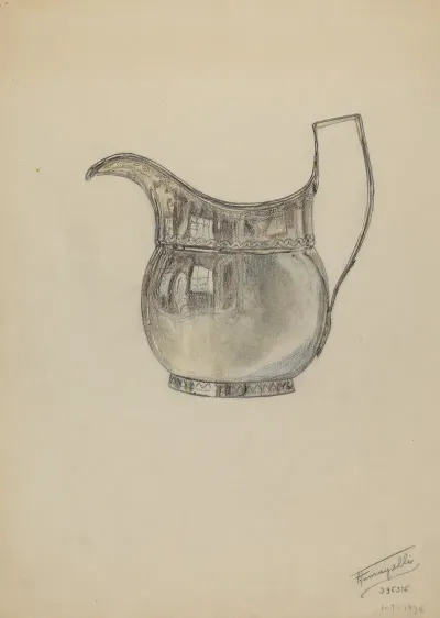 Silver Pitcher 8