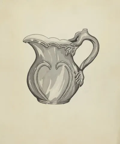 Silver Plated Water Pitcher
