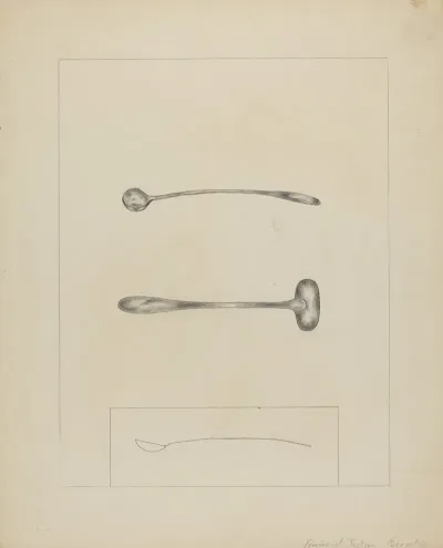 Silver Salt Spoon 3