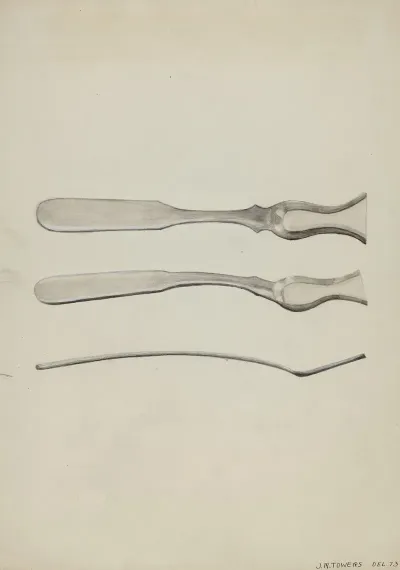 Silver Salt Spoon 5