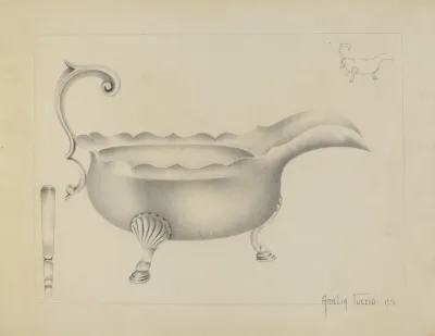 Silver Sauce Boat 2