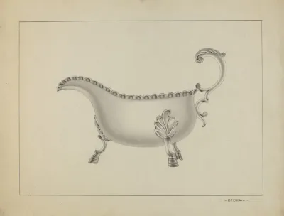 Silver Sauce Boat 6