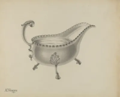 Silver Sauce Boat 7