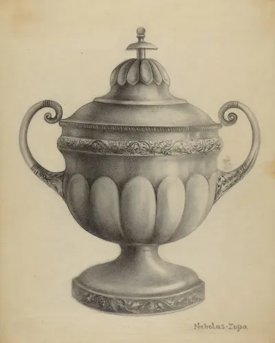 Silver Sugar Bowl 22