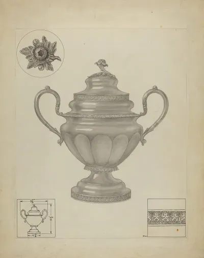 Silver Sugar Bowl 23