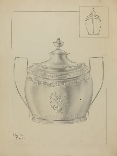 Silver Sugar Bowl 6