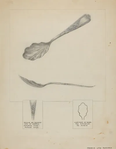 Silver Sugar Spoon 3
