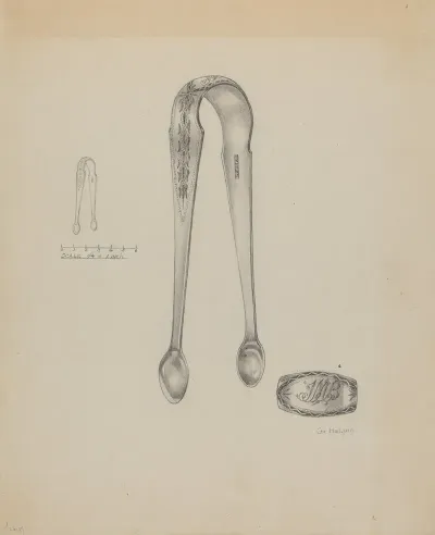 Silver Sugar Tongs 5