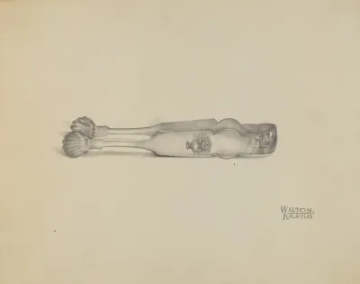 Silver Sugar Tongs 8
