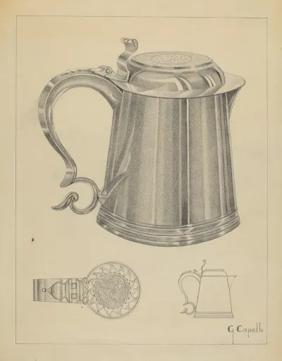 Silver Tankard 14