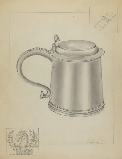 Silver Tankard 16