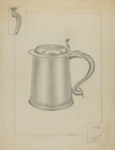 Silver Tankard 17