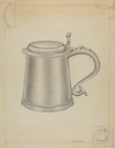 Silver Tankard 18