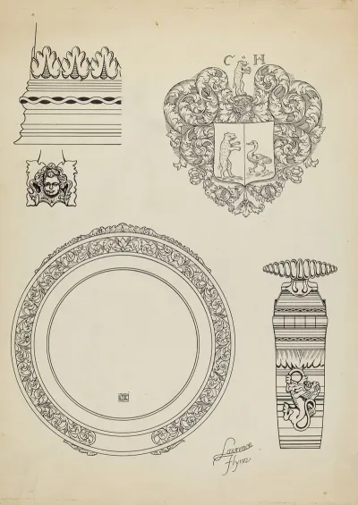 Silver Tankard Detail