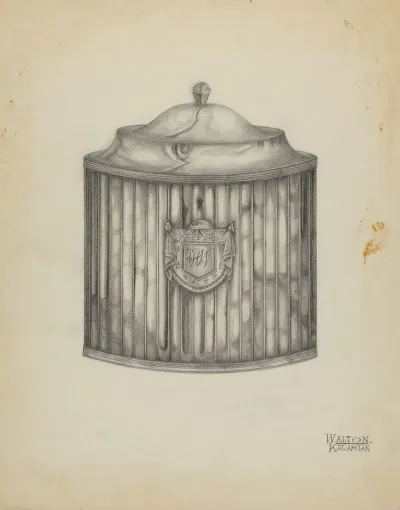 Silver Tea Caddy 3