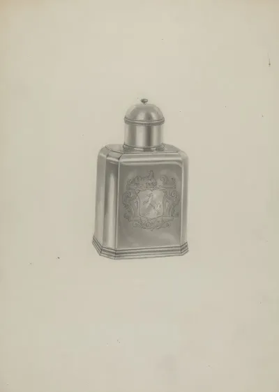 Silver Tea Caddy 4