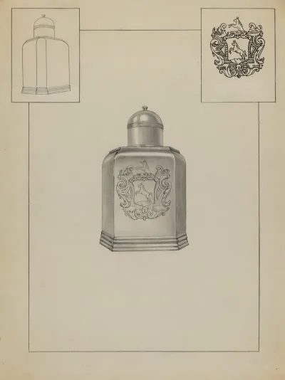 Silver Tea Caddy 5