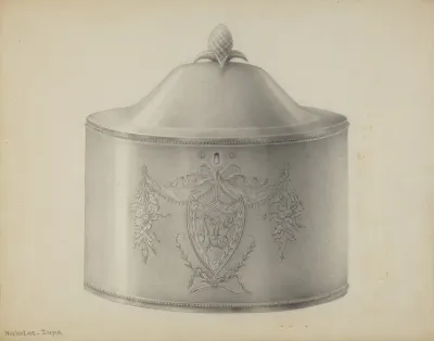 Silver Tea Caddy 6