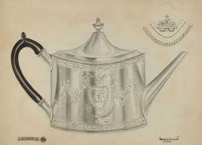 Silver Teapot 16