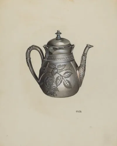 Silver Teapot 22