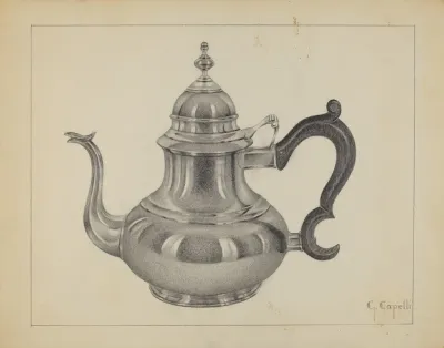 Silver Teapot 32