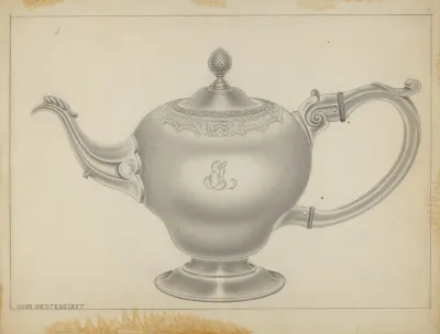 Silver Teapot 36