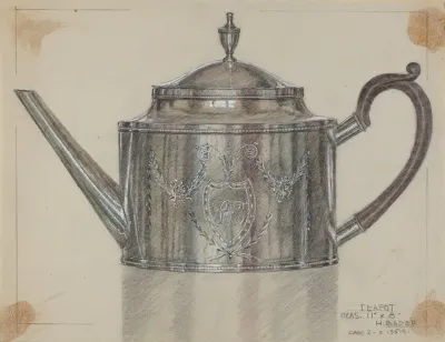 Silver Teapot 40