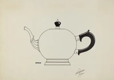 Silver Teapot 55