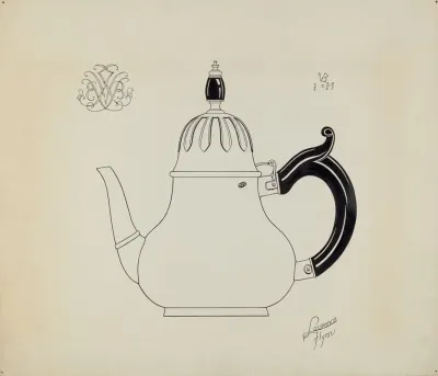 Silver Teapot 56