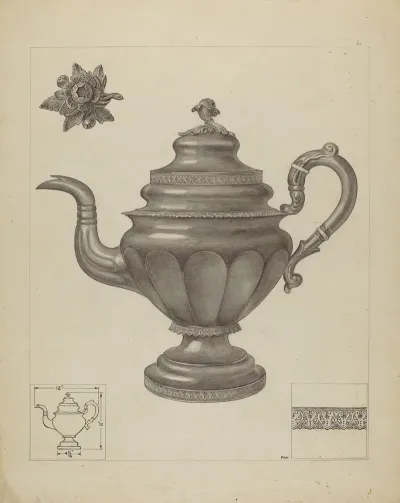 Silver Teapot 62