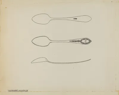 Silver Teaspoon 14