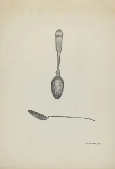 Silver Teaspoon 8