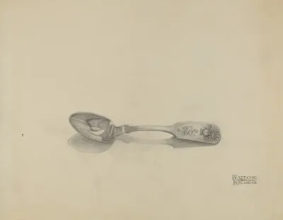 Silver Teaspoon 9