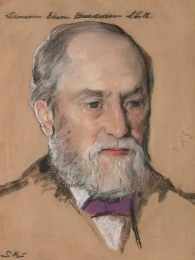 Simeon Eben Baldwin B A 1861 Prof Of Law 1872 1912 Governor Of Ct