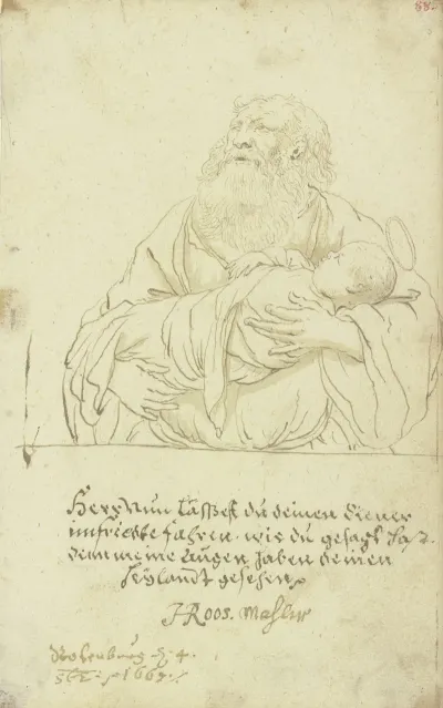 Simeon Mit Dem Jesusknaben Im Arm