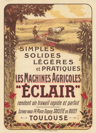 Simples Solides Les Machines Agricoles Eclair