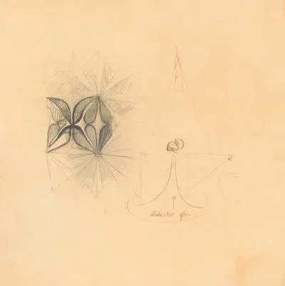 Singer Showroom For Rockefeller Center New York New York Petal Sketch
