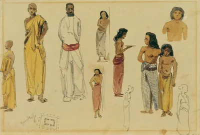 Singhalesische Priester Auf Ceylon