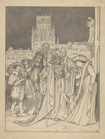 Sint Nicolaas Met Een Vrouw Piet En Twee Paarden 2