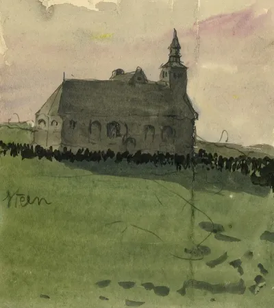Sint Salvatorkerk In Hakendover Zijaanzicht