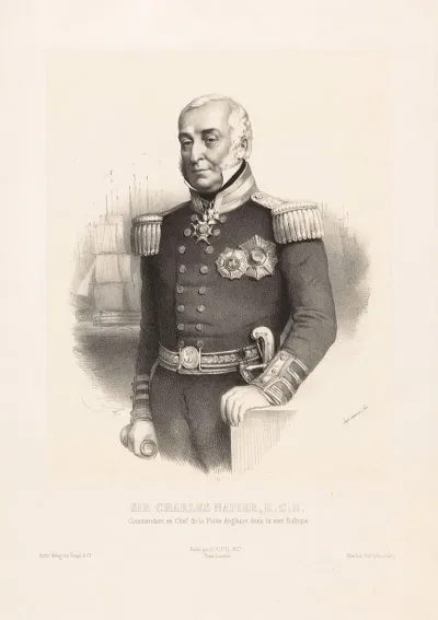 Sir Charles Napier K C B Commandant En Chef De La Flotte Anglaise Dans La Mer Baltique
