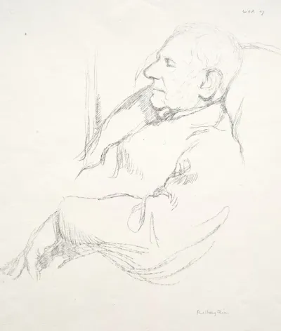 Sir Francis Seymour Haden Asleep