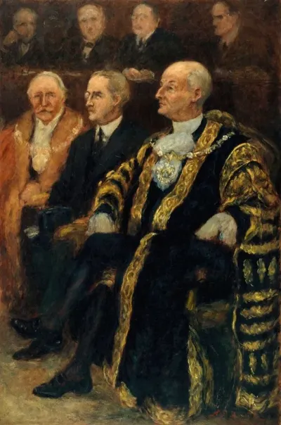 Sir George Broadbridge Reception Officielle A Lhotel De Ville Du Maire De Londres Le 18 Juin 1937