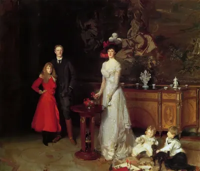 Sir George Sitwell Lady Ida Sitwell And Family
