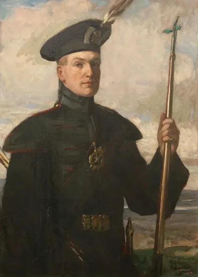 Sir Patrick Ford In The Uniform Of A Royal Archer