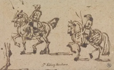 Sir Sidney Meadows Schooling A Horse