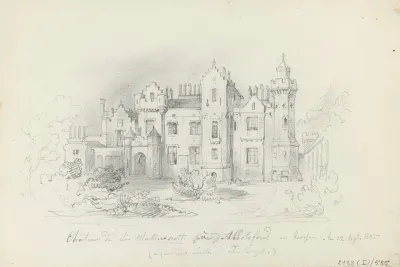 Sir Walter Scotts Castle In Abbotsford Scotland